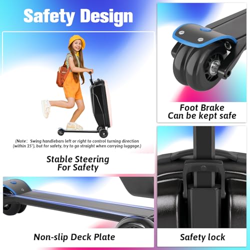 smilesun Scooter Luggage for Kids & Adults
