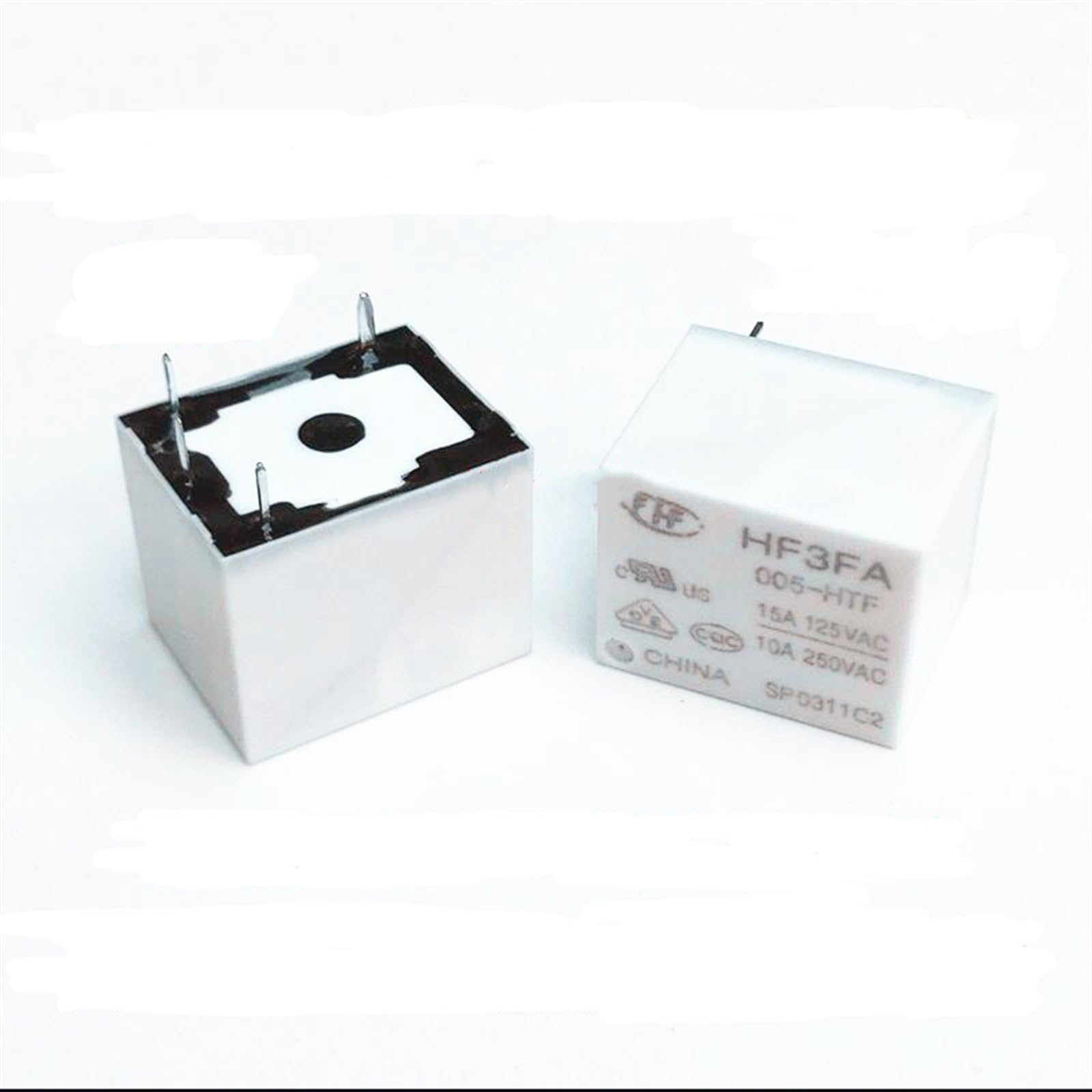 WEUSANXPL HF3FA-005-HTF HF3FA005HTF 5VDC DC5V 5V 10A Relay 4PIN