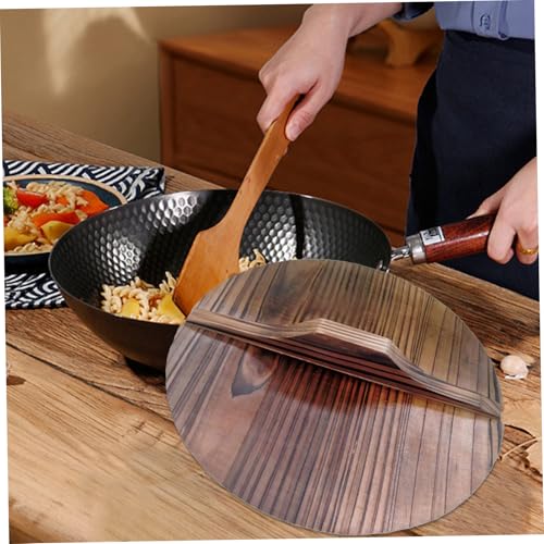 Couvercle de wok rond de remplacement 14 pouces pour cuisine
