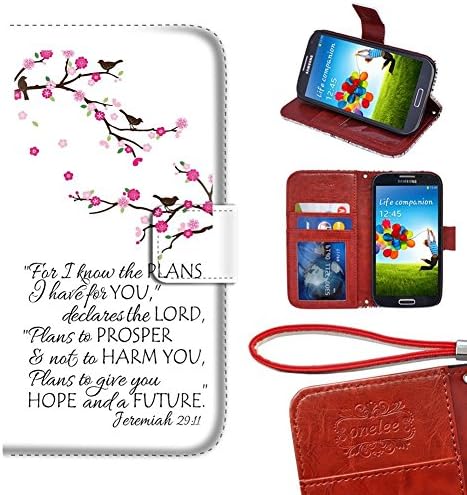 Customized PU Leather Durable Bible Verses Christian Quotes Samsung Galaxy S7 Wallet Case