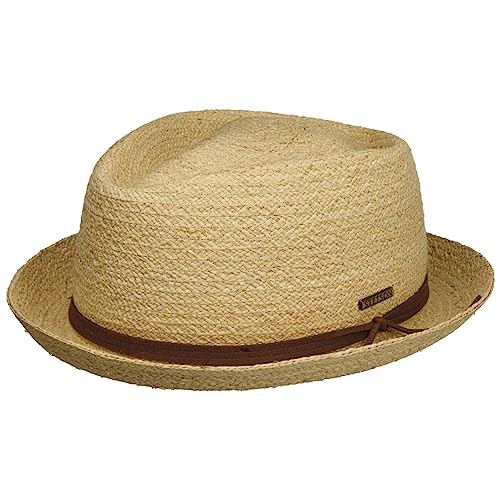 Chapeau de paille Stetson raphia soleil d'été plage homme femme printemps-été