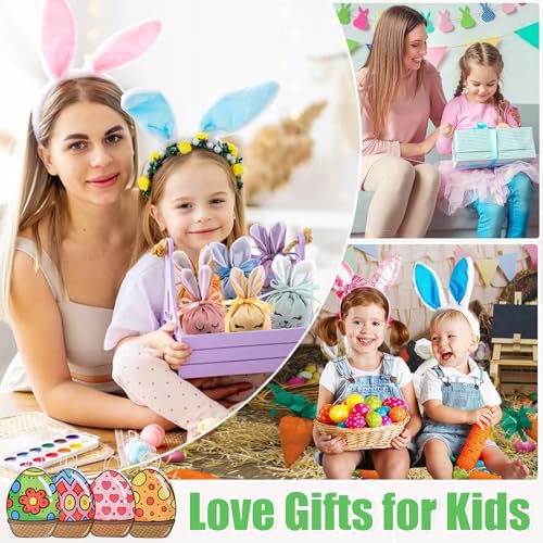 4 Stück Ostertüten,Ostertüten Zum Befüllen,Ostern Geschenktüten mit Papiertüten,Osterbeutel Papier Osternester,für Geschenkbeutel Candy,Osterverpackungen vier Farben