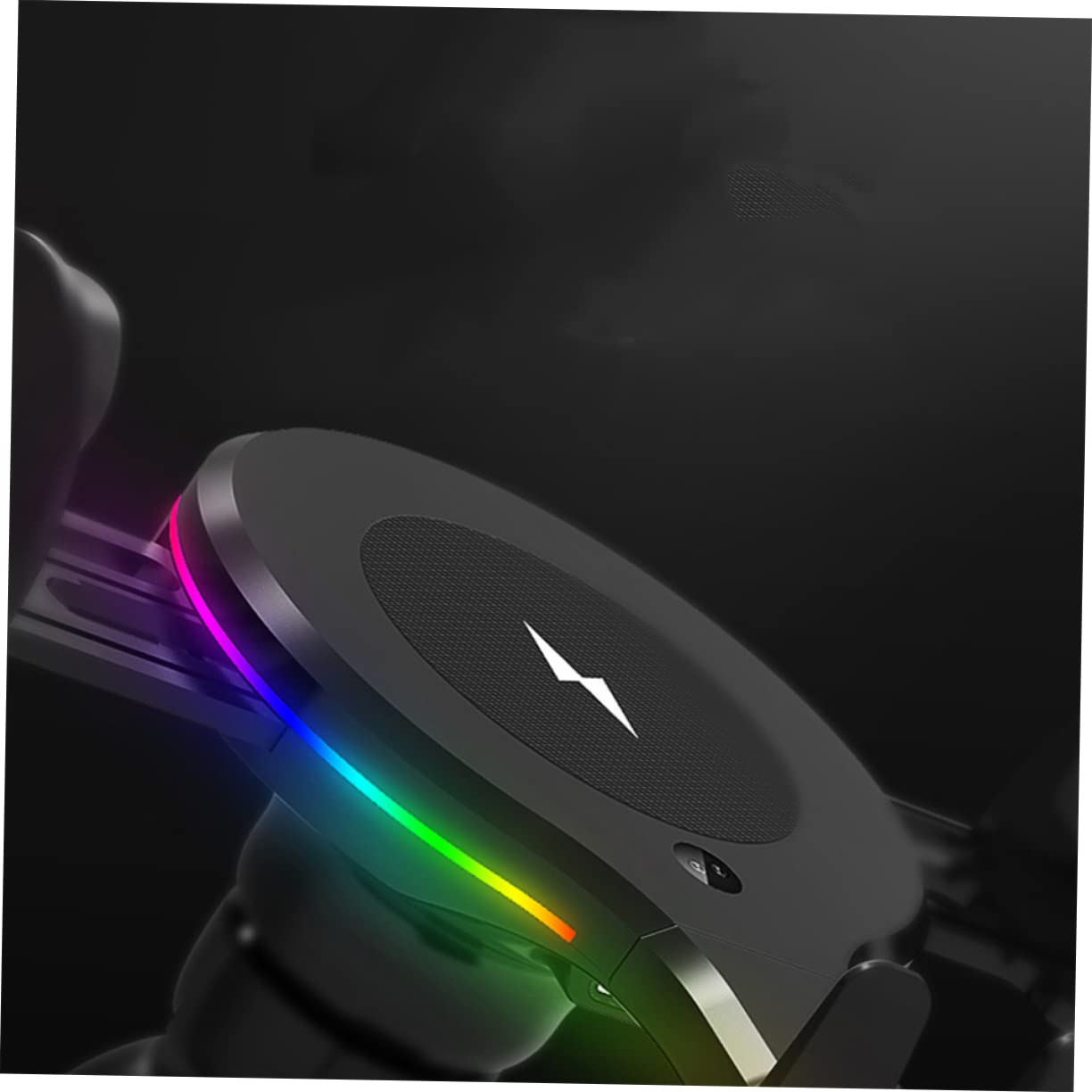 NUOBESTY 10w Caricabatterie Wireless Auto Supporto Telefono Bocchetta Aria Luce Rgb Ricarica Intelligente Telescopica Compatibile Telefoni