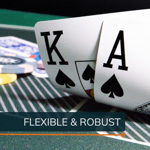 Bullets Playing Cards – Waterproof Playing Cards, 2 Decks with Jumbo Index, Four Pips, & Cut-Card – Smooth Feel – Ideal for Texas Hold’em, Poker Nights, Casino Games, and Play Cards for Adults 2 Decks