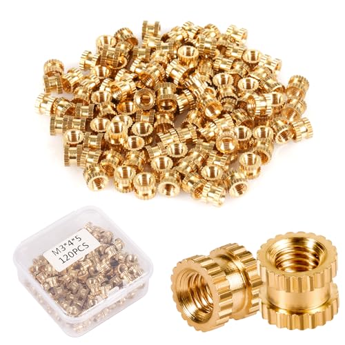 250x Inserts Filetés Xiatiaosann M2 à M6 + 1/4-20 – Écrous à Chaud Pour Impression 3D (PLA, PETG)