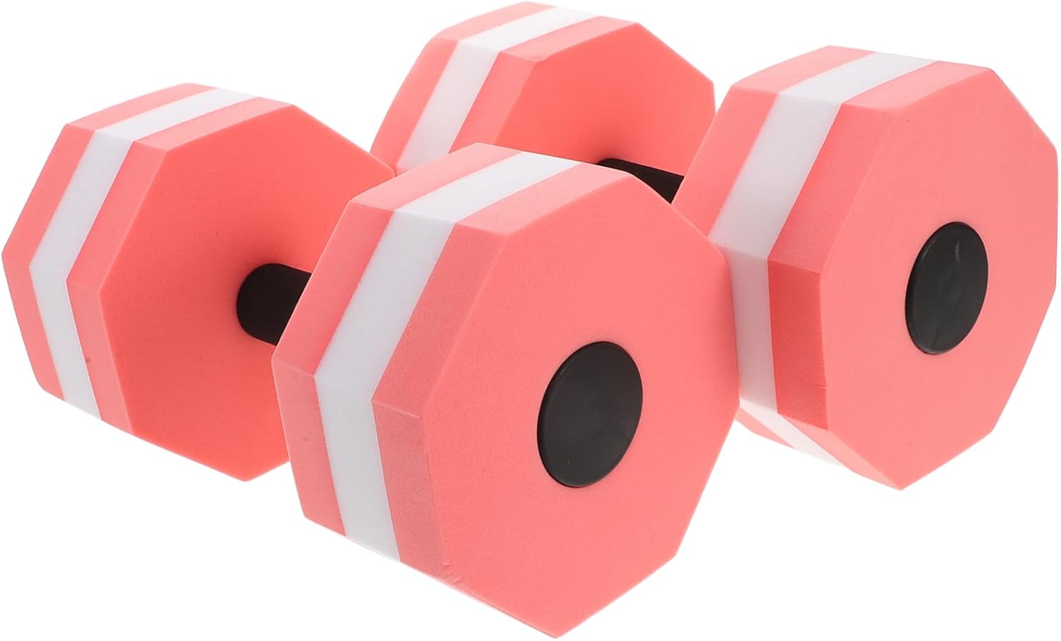 SUPVOX 1Pair Eva Water Dumbbells for Pool Exercise Lightweight Aquatic Resistance Weights for Water Aerobics Octagonal Design for Enhanced Grip and Stability