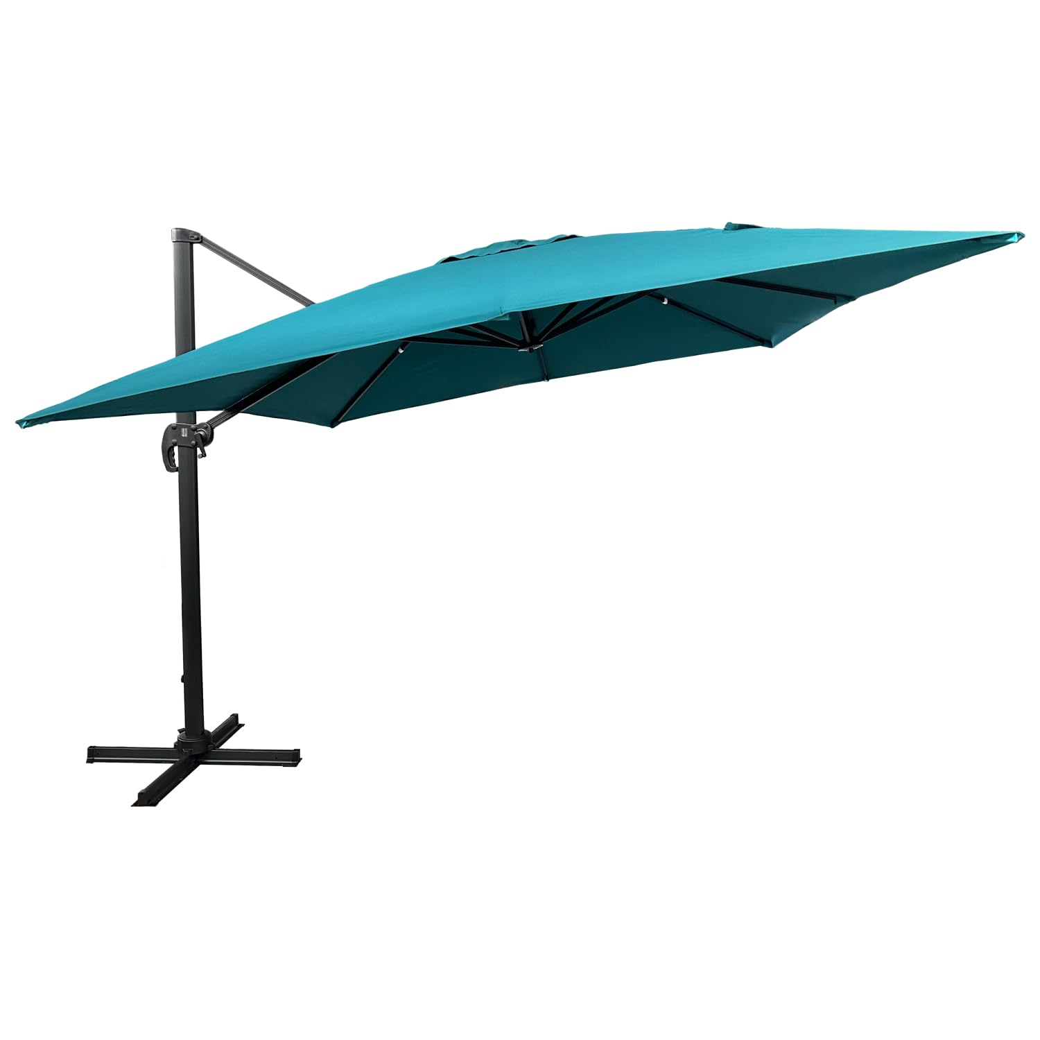 Happy Garden Wolnostojący parasol przeciwsłoneczny MOLOKAI kwadratowy 3 x 3 m + pokrowiec