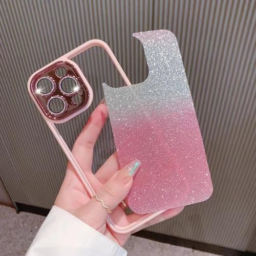Coque acrylique rigide diamant pour iPhone 15 avec contour noir de prestige