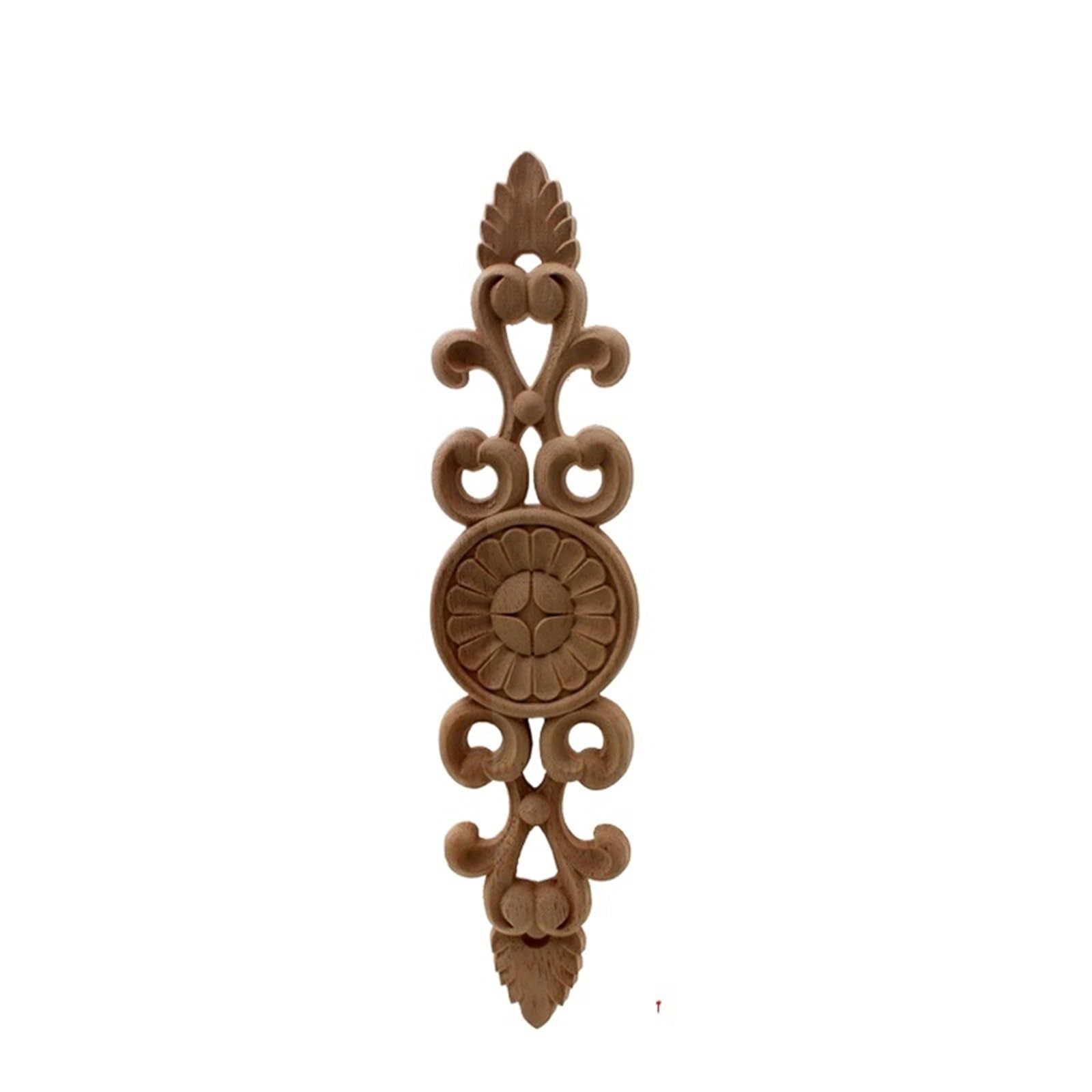 Moulure bois chêne 35cm pour rénover meuble applique non peinte