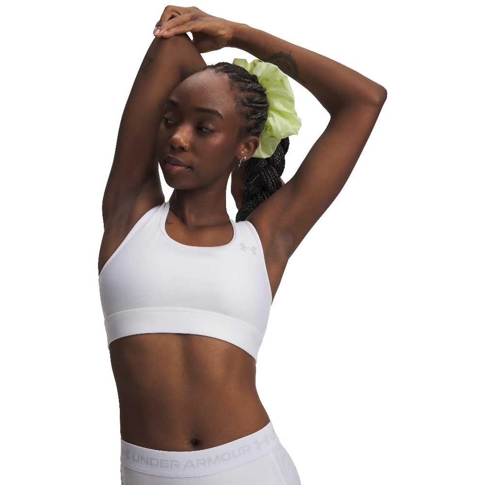 Under Armour UA HeatGear Mid - White / / Halo Gray - XXL