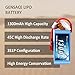 Gens ace 11.1V 1300mAh 3S 45C LiPo Battery Pack with T Plug for RC Plane Heli Airplane FPV