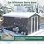 Roomfitters Lockable Secure Metal Shed 8x12 FT, Large Outdoor Storage House with Aluminum Frame, Durable Weather-Resistant Garden Tool Shed for Backyard, Patio and Lawn, Gray