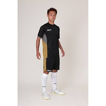 Amazon | [アスレタ] プラクティス上下セット M BLK/GLD/CHA