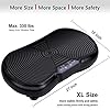 WelKare Full Body Vibration Machine Exercise, Body Vibration Platform Exercise Machine for Home Workout Vibrating Plate with Pull Up Bands