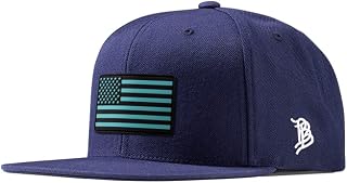 Old Glory Turquoise PVC Classic, Snapback Closure, Lightweight, Comfortable Baseball Cap