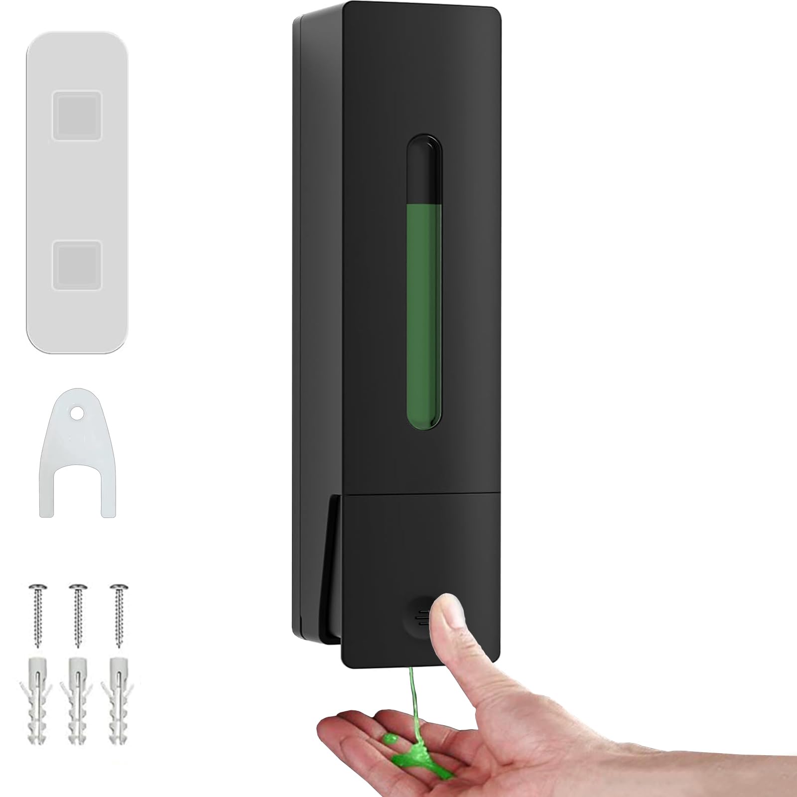 Black 400ML Soap Dispenser, Wall Mounted Hand soap Dispenser