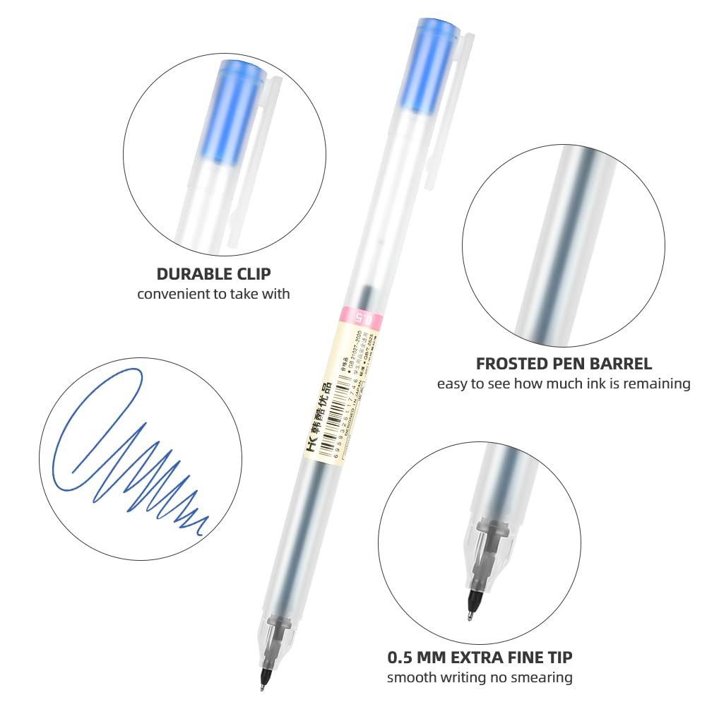 OFFCUP Gel Ink Pens, 12pcs Liquid Ink Rollerball Pen - Image 3