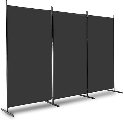 3 Panel Room Divider, 6FT Room Dividers Free Standing, Portable Folding ...