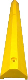ULTRA3672PBY 6' Ultra Parking Block with Hardware, 3-1/4"H, Yellow