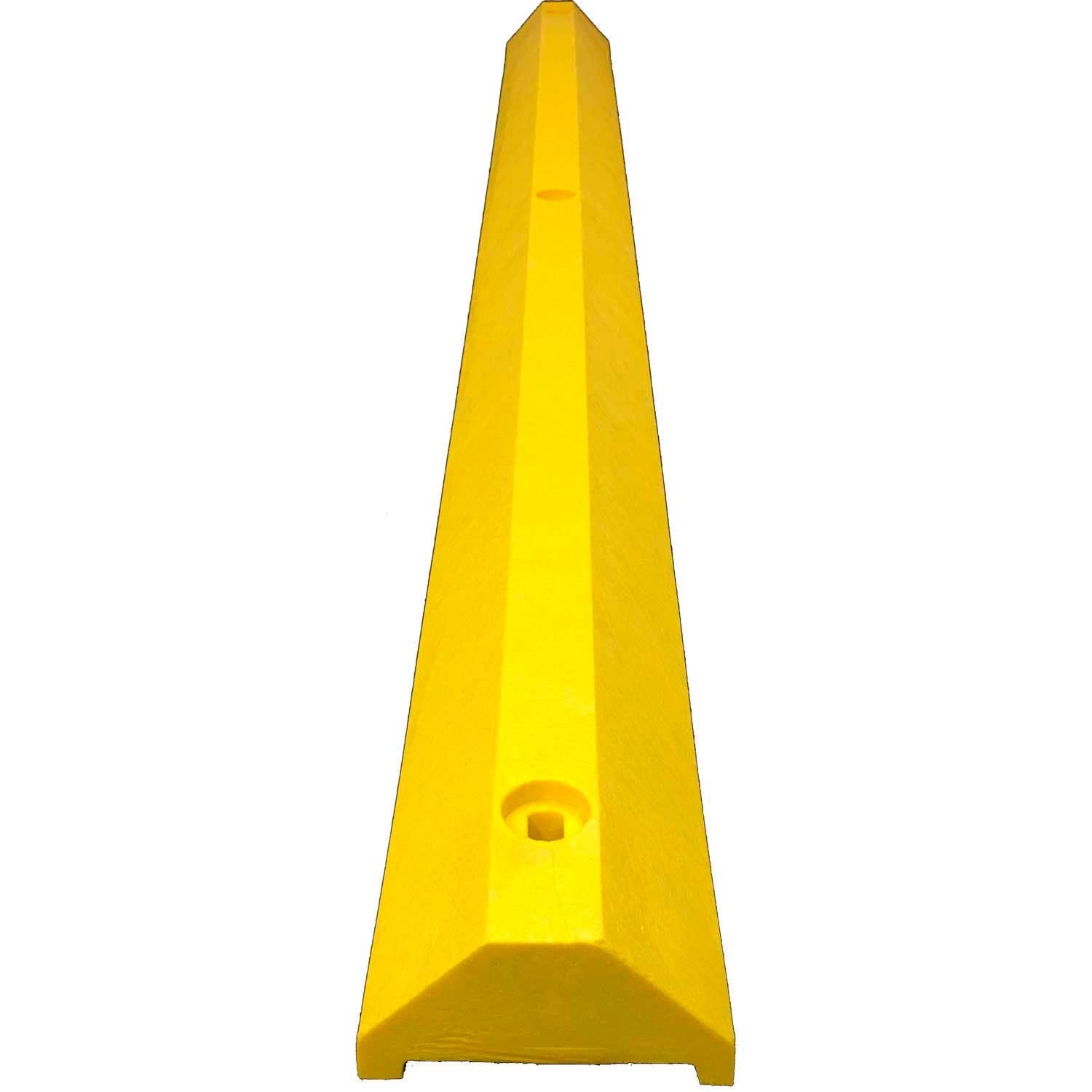 ULTRA3672PBY 6' Ultra Parking Block with Hardware, 3-1/4"H, Yellow