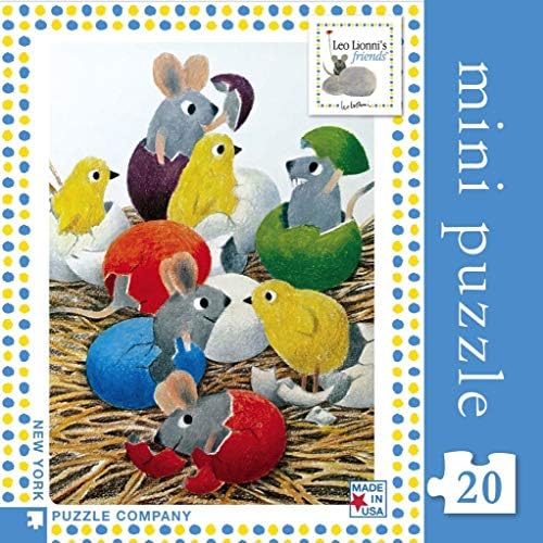New York Puzzle Company - Leo Lionni Happy Hatching Mini - 20 Piece Jigsaw Puzzle