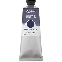 Cranfield Traditional Relief Ink - Prussian Blue, 75 ml