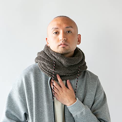 [14+ ICHIYON PLUS] ニット帽 マフラー フード付き ネックウ