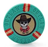 Versa Games Outlaw Clay Poker Chips in 13g - Pack of 50 (Choose Colors) (Green)