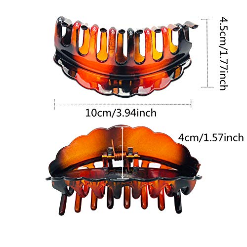 ZKSM 6 Pezzi Capelli Clip Artiglio di Plastica da