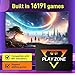 Retro Gaming Console with Built in 16191 Game, Plug and Play Video Game Console for PC, Emulator Console Compatible 80+ Game Emulator, 3 Game Systems in 1TB Game SSD, Retro Game Stick