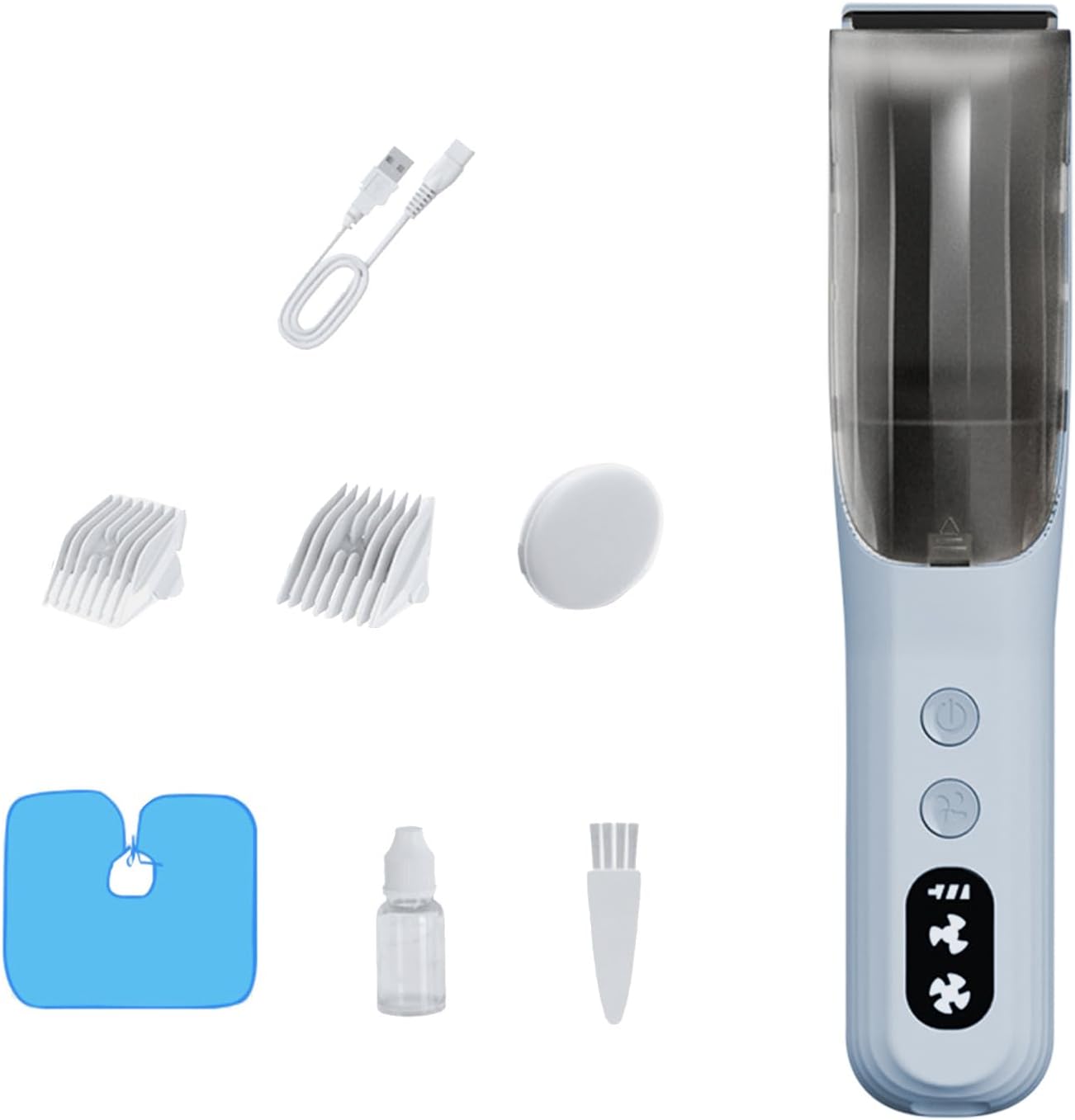 Kids Silent Hair Clippers – Whisper Quiet Grooming Clippers, Baby Cordless Hair Clippers Electric Haircut Tool | Low Vibration Silent Trimmer Toddler, Waterproof Shaving Device for Children Kids