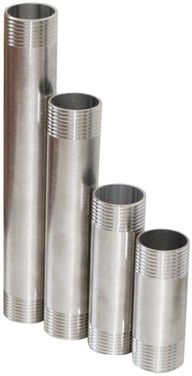 Hose Connector Adapter 8/10/15/20Cm 3/4" Double Male Thread Connector Pipe Water Pipe Adapter Shower Rod Extension Tube Male X Male (Diameter : 20Cm X 3I4 Inch)/8Cm * 3I4 inch