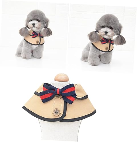 Miniatura 2 de POPETPOP 1 collar para cachorro, vestido vintage, vestido para perro, capa de vampiro, linda capa de cosplay, chaleco de invierno, baberos, capa de