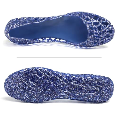 Image of Dear Time Women Flat Heel Summer Beach Jelly Shoes