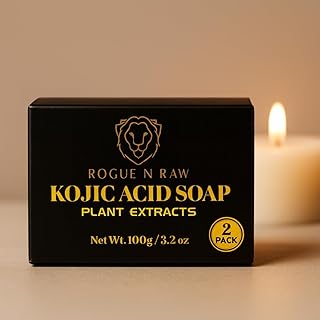 Barras de jabón de ácido kójico de cúrcuma co...