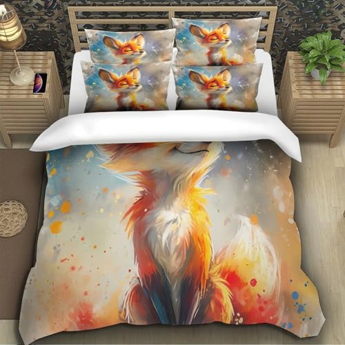 Parure de lit éléphant 220x240 avec housse de couette microfibre super douce - 5