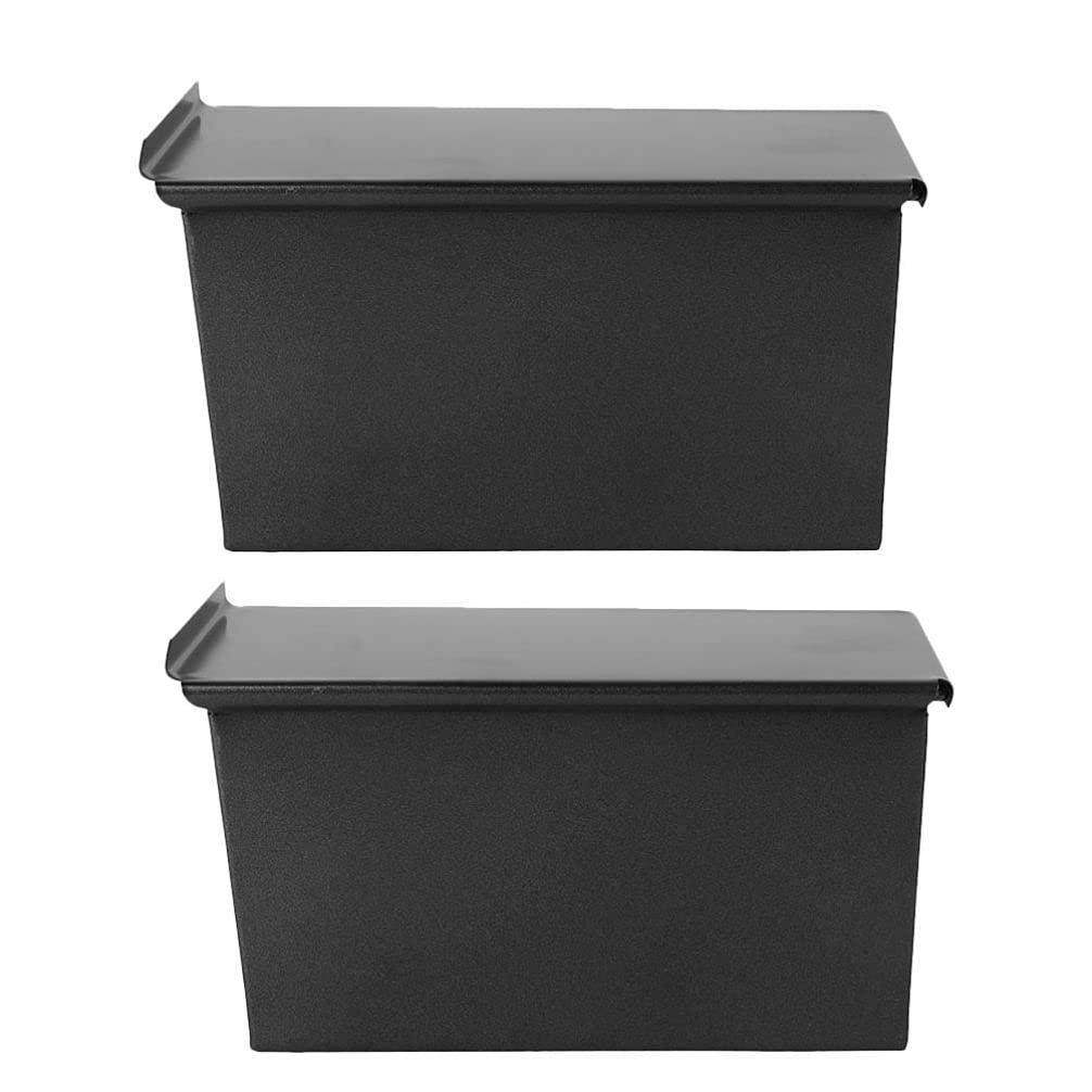 DOITOOL Loaf Pans for Baking Sliding Lid Toast Box Bread Molds Non-Stick Sturdy Easy Cleanup Great Kitchen Supplies