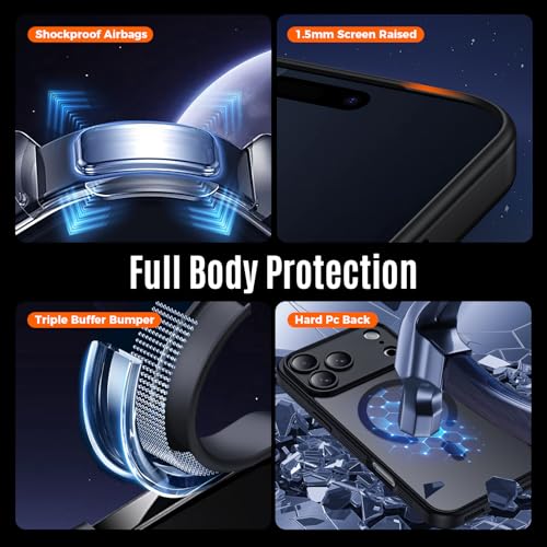 Image of Symcele Designed for iPhone 17 Pro Max Case,Black
