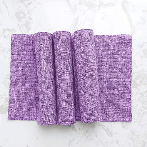 Khooti-Two-Sided-Washable-Jute-TablematsPlacemats-Pack-of-4-Table-Mat-Heat-Resistant-Dining-Table-Place-Mats-for-Kitchen-Table-Wedding-Party-12-x-18-inches-Onion