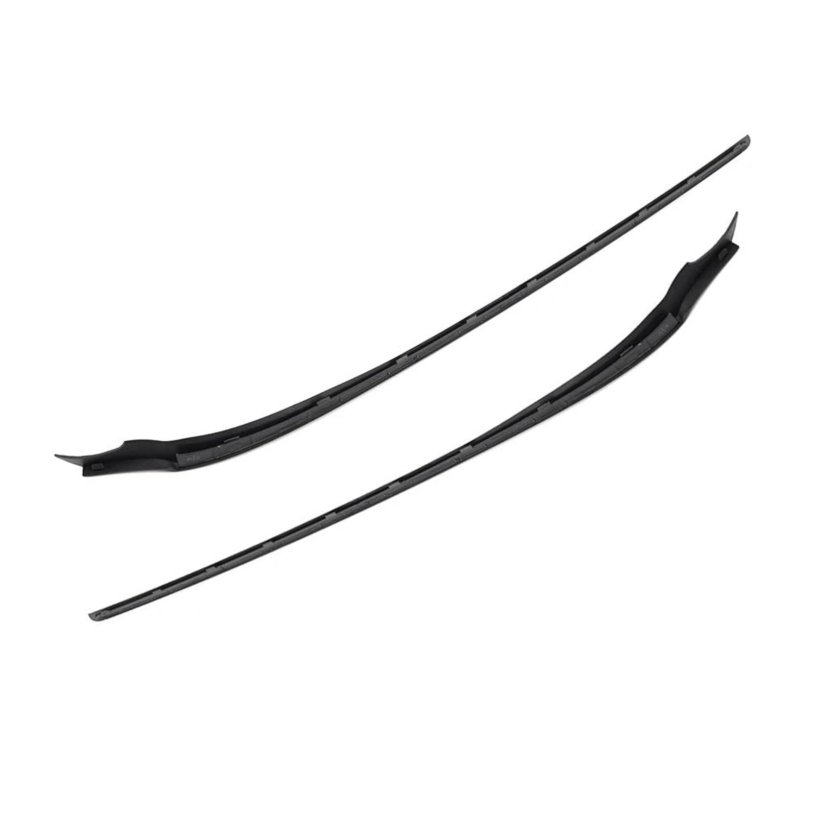 Car Weather Stripping for Ford for Fiesta 2009-2019 Side Hard Rubbe Windshield Sealing Strip Outer Laminate AE8Z5403137B Pillar Molding(2PCS)