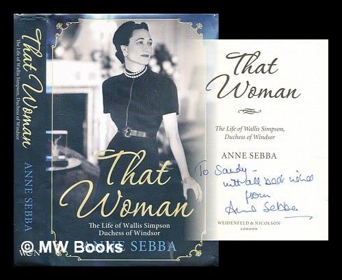 That Woman the Life of Wallis Simpson Duchess o... 1407234382 Book Cover