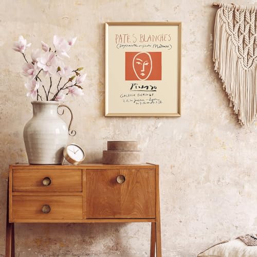 Image of Habseligkeit Matisse Wall Art Prints, Abstract Bedroom Wall Decor, Posters for Girls' Room Aesthetic Vintage Set of 6, 11 inchx14 inch Unframed