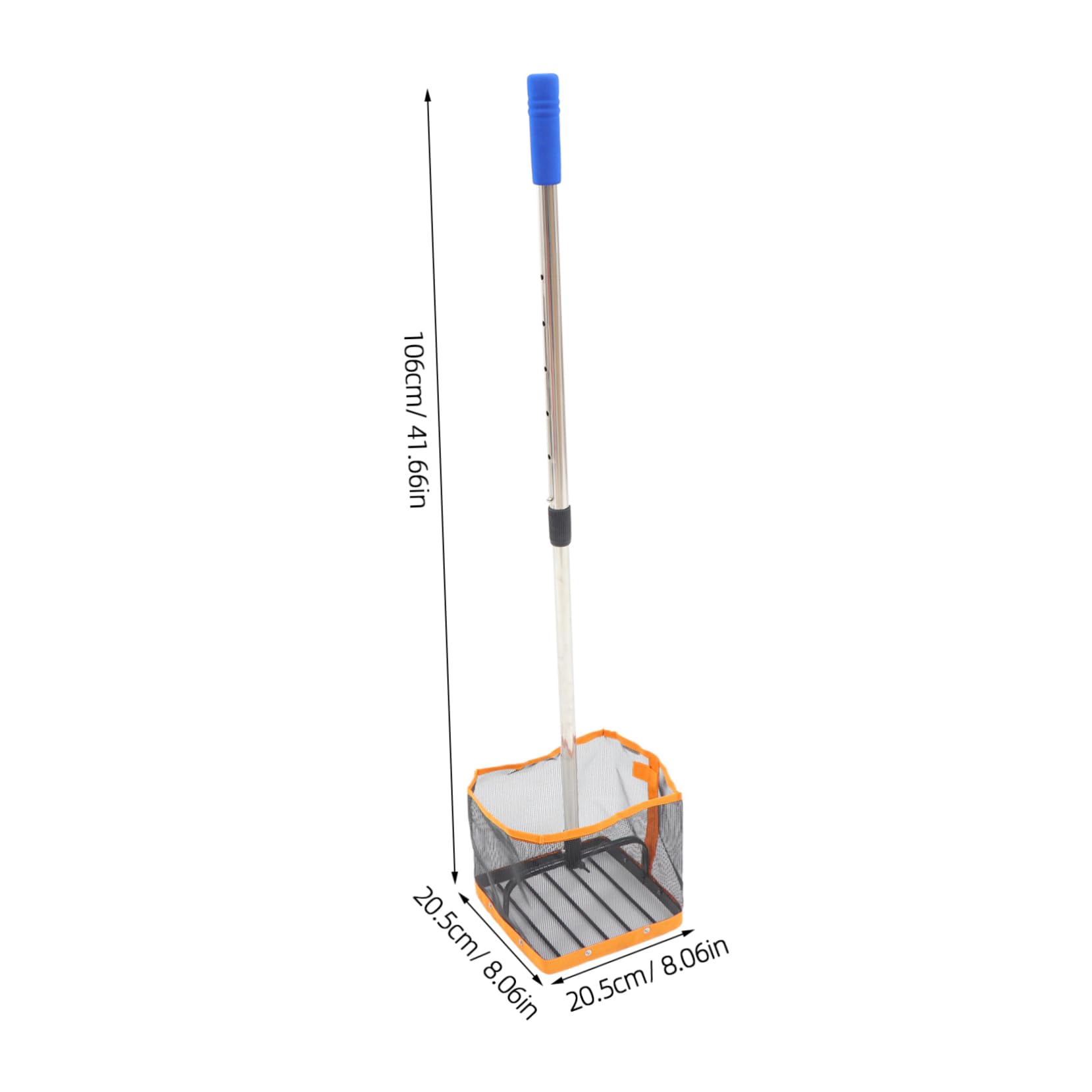 VANZACK Table Tennis Ball Picker with Telescopic Handle Durable and Construction Portable Collector for Easy Pong Ball Retrieval for Training and Playgrounds