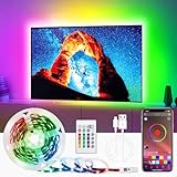 tv hintergrundbeleuchtung usb test 【2 Steuerungsmethoden】Wir bieten 2 Steuerungsmethoden: einschließlich ❶24-Tasten-Fernbedienung ❷Bluetooth-APP „HappyLighting“-Steuerung (Bitte suchen und installieren Sie die „HappyLighting“-App im Google Play oder Apple Store oder über den QR-Code auf der Rückseite des Controllers )