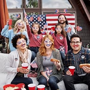 136pcs4thofjulyaccessoriespatrioticpartyfavorsfourthofjulydecorationsuppliesheadbandshutterglassestattoostickernecklaceflagamericanmemorialindependencedayusathemed Urban Country Home Decor 136pcs 4th of july accessories patriotic party favors fourth of july decoration supplies headband shutter glasses tattoo sticker necklace flag american memorial independence day usa themed urban country home decor