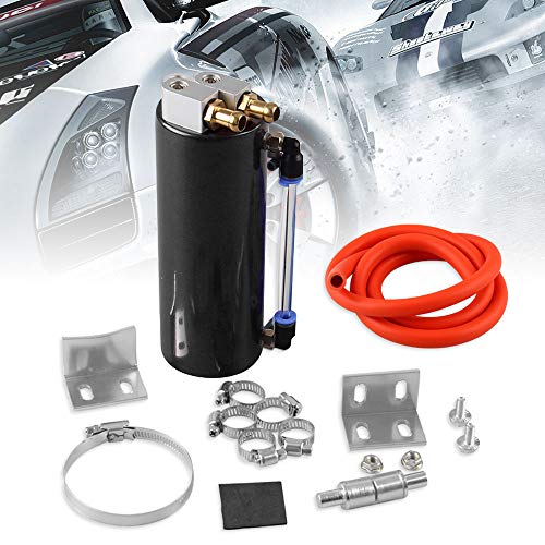 Universal Aluminum Racing Engine Oil Catch Tank CAN Kit Turb...