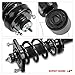 A-Premium Rear Pair (2) Complete Strut & Coil Spring Assembly Compatible with Honda CR-V CRV 2012 2013 2014 2015 2016, Driver and Passenger Side, FWD