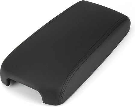 Aeagle Black Center Console Cover Armrest Lids w/Base for Nissan Altima 2013-2018, PU & ABS Plastic