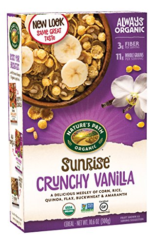 Nature's Path Organic Gluten-Free Cereal, Crunchy Vanilla Sunrise, 10.6 Ounce Box (Pack Of 2) #TOP1