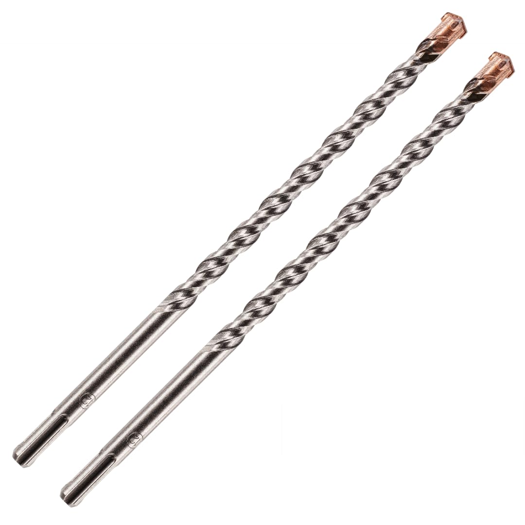 Pack Of 2-10mm x 260mm Long SDS Plus High Performance Hammer Drill Bits